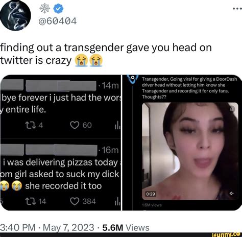 transgender doordash head|Transgender Goes Viral For Giving DoorDash Driver Neck